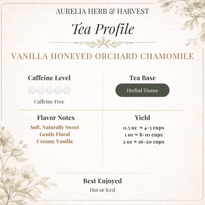 Vanilla Honeyed Orchard Chamomile